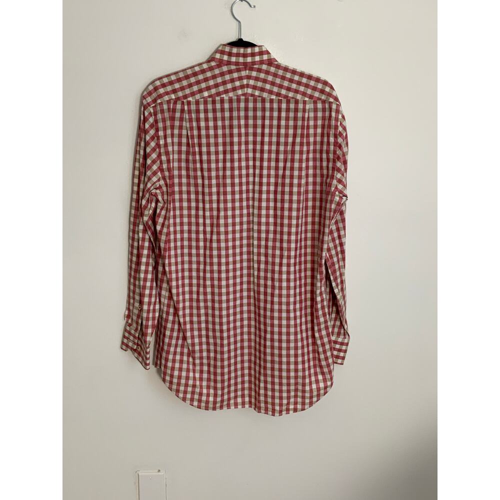 Peter Millar Checked long sleeve button down size medium - Picture 3 of 5